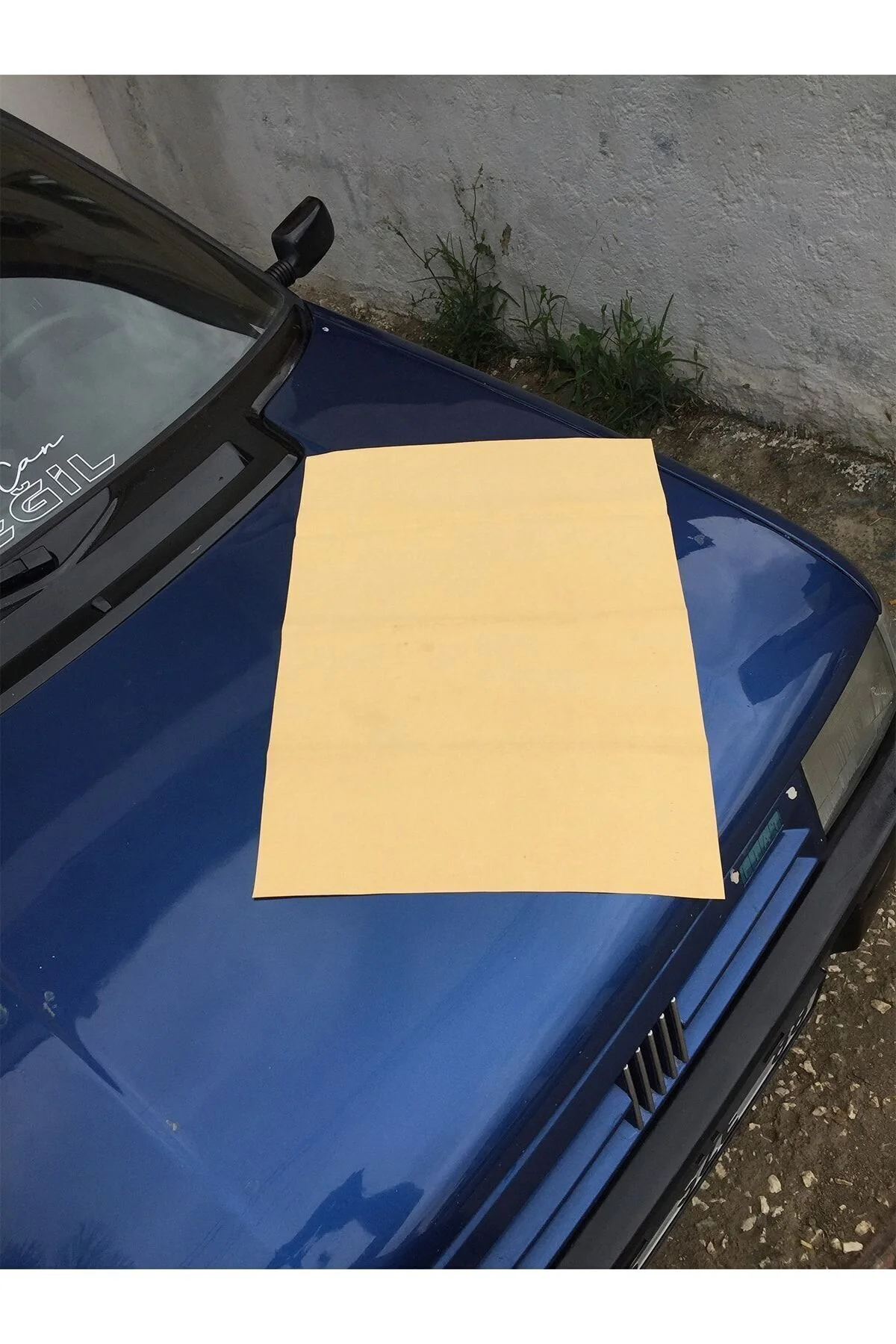 BLUENEON Ev Ve Güderi Oto Büyük Boy 50 X 70 Cm / Araba Yıkama Ve Kurulama Deri Bez Bezi Cam Bezi